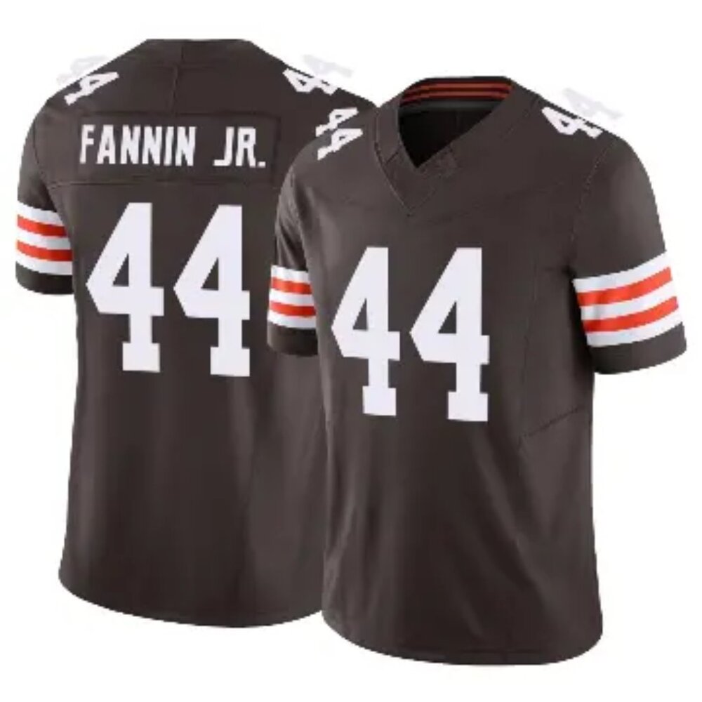 Mens Youths Select Harold Fannin Jr Brown Jersey Vapor Stitched
